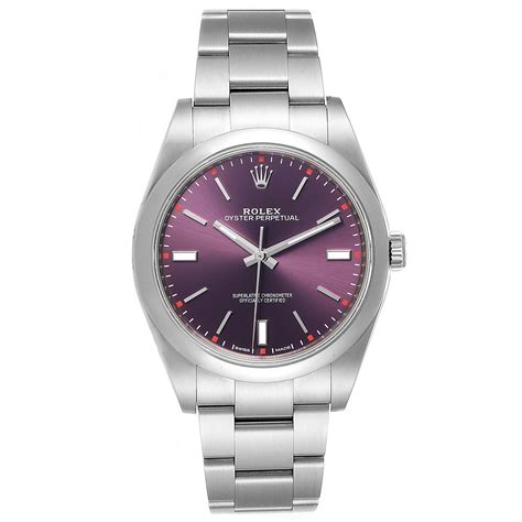 orologio rolex watch oyster perpetual red grape 31mm|oyster perpetual 31 day date.